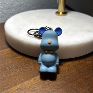 Blue Teddy Bear Bag Charm/Keychain